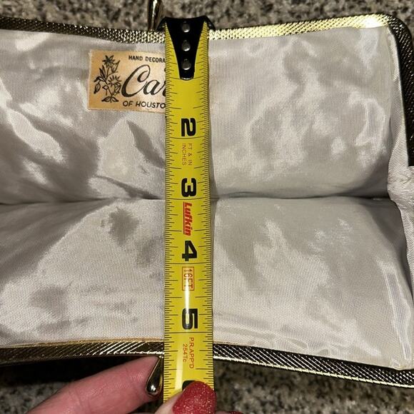 1950s Vintage Beaded Evening Bag by Caron of Houston in Excellent Condition - Picture 7 of 8